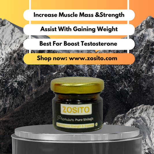 Zosito Pure Shilajit – Boost Energy, Stamina & Testosterone Naturally